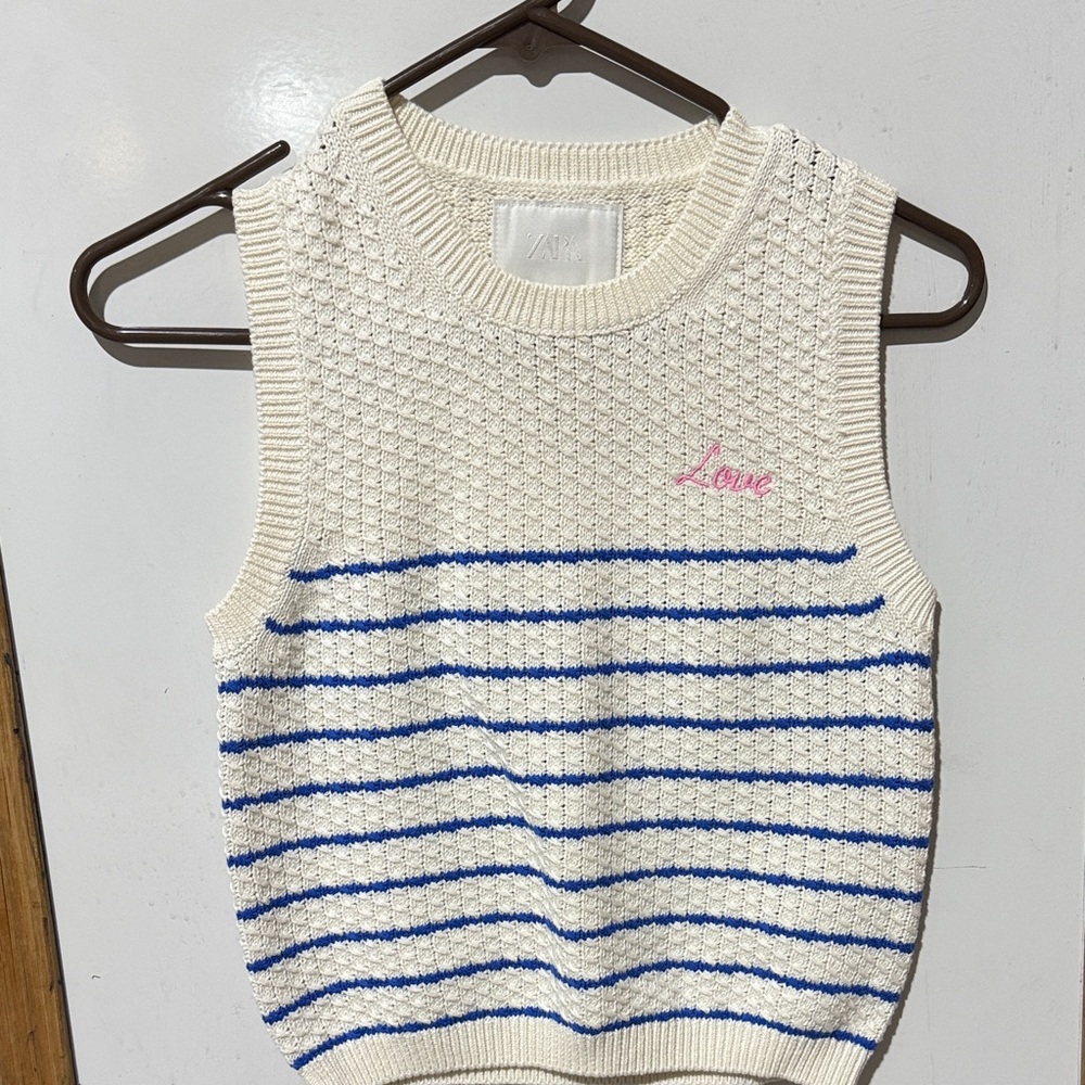 Zara Cream Knit Sweater